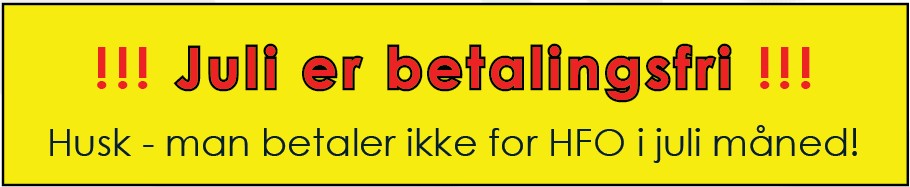 Juli er betalingsfri